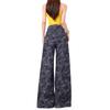 Comfortable Work Trousers Women's Models Camouflage Jeans Women's Loose High-waisted Small People Straight Draped Wide-leg Trousers Long Denim Pants