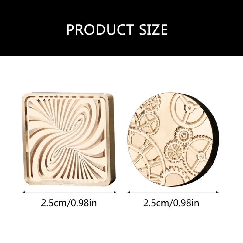 Time Theme Wax Seal Stamp Head for Sealing Wedding Invitations Appreciation Card Envelope Party Invitation