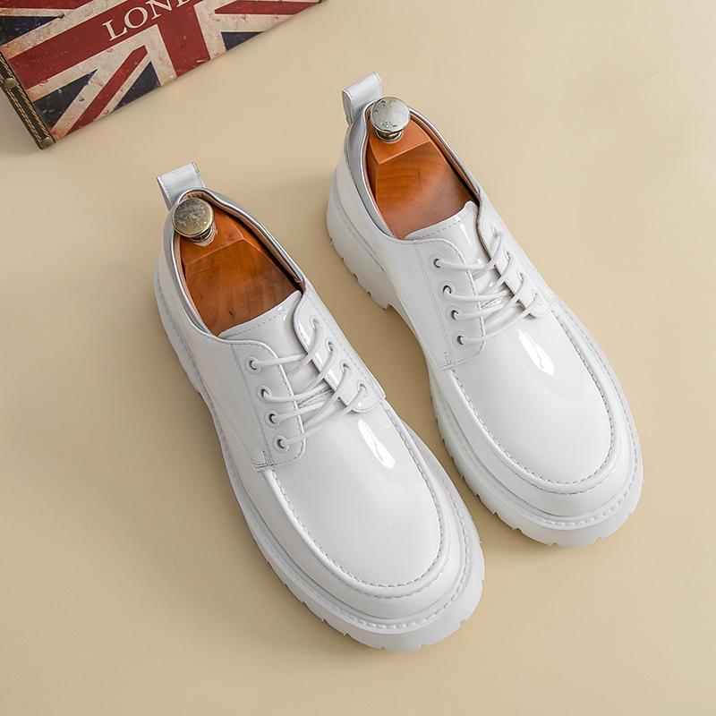 Fashion High Quality Men's Dress Oxford Shoes Thick Bottom Fashion Office Business Shoes Male Designer Casual Leather Formal Suit Shoes