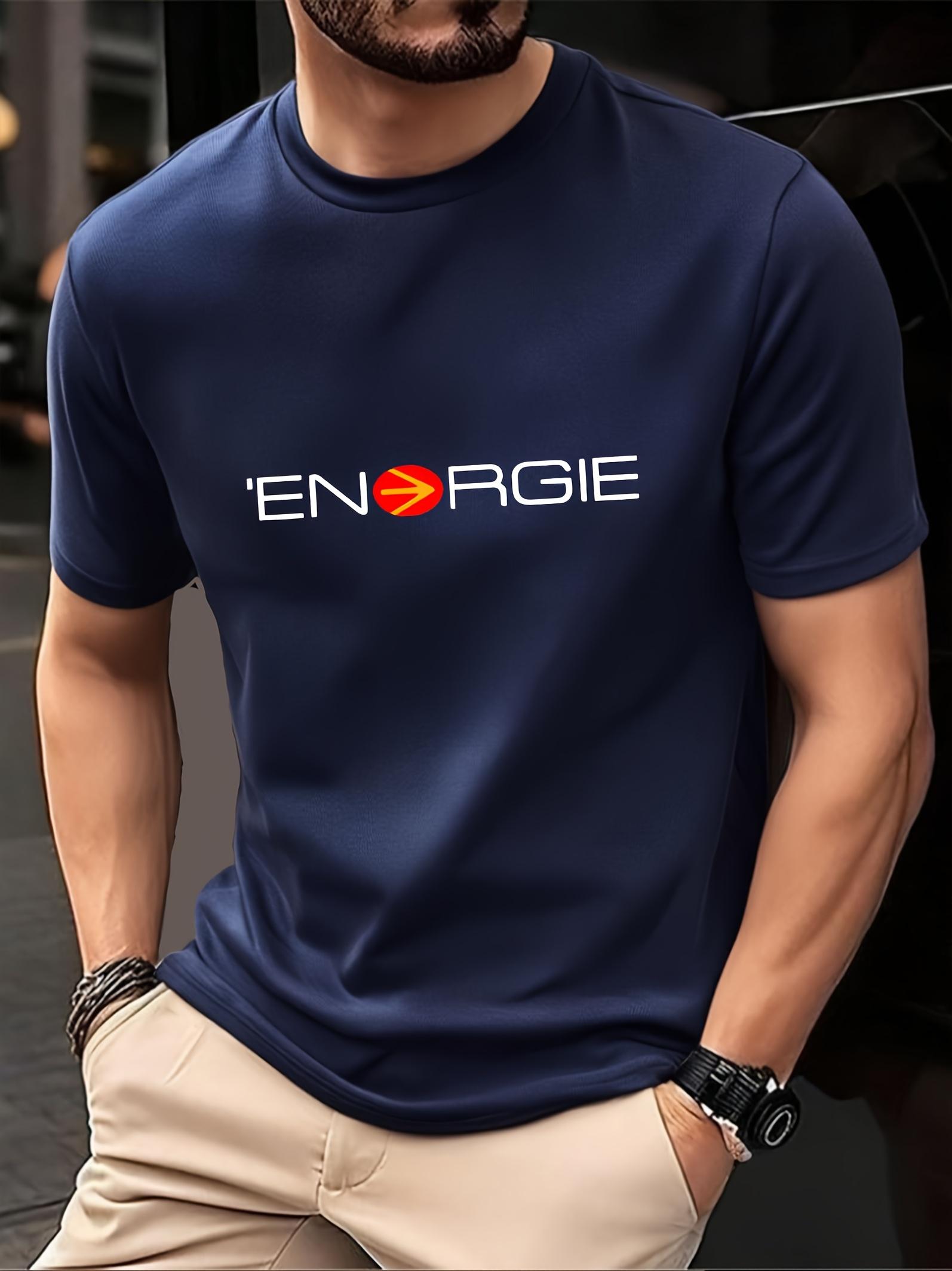 Athletic T-shirt - Dark Gray with Red Accent - Breathable Workout Shirt for Gym M