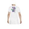 Jordan Fun Letter Logo Print Breathable Sports Short Sleeve T-Shirt Men Tops White CZ8391-100