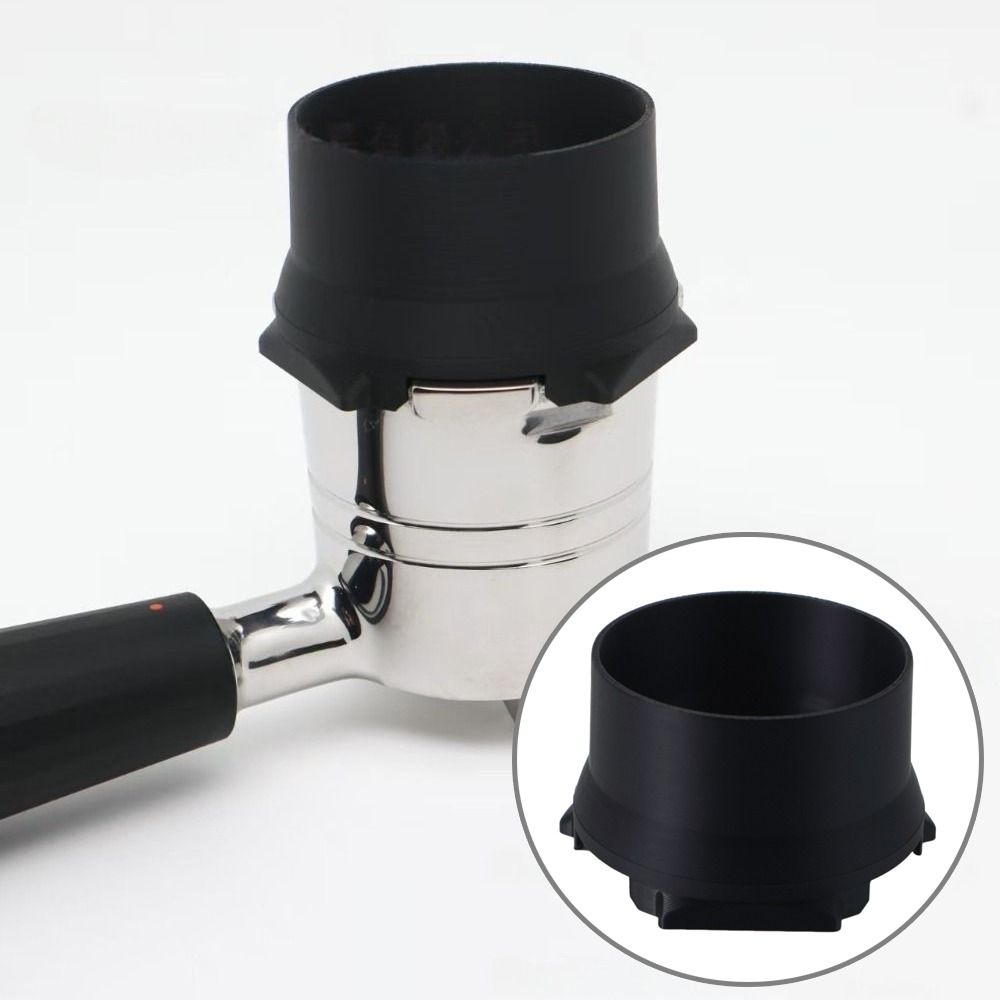 Professional Coffee Dosing Funnel Anti Flying Powder Black Coffee Grounds Dosing Accessory Easy To Clean Lightweight