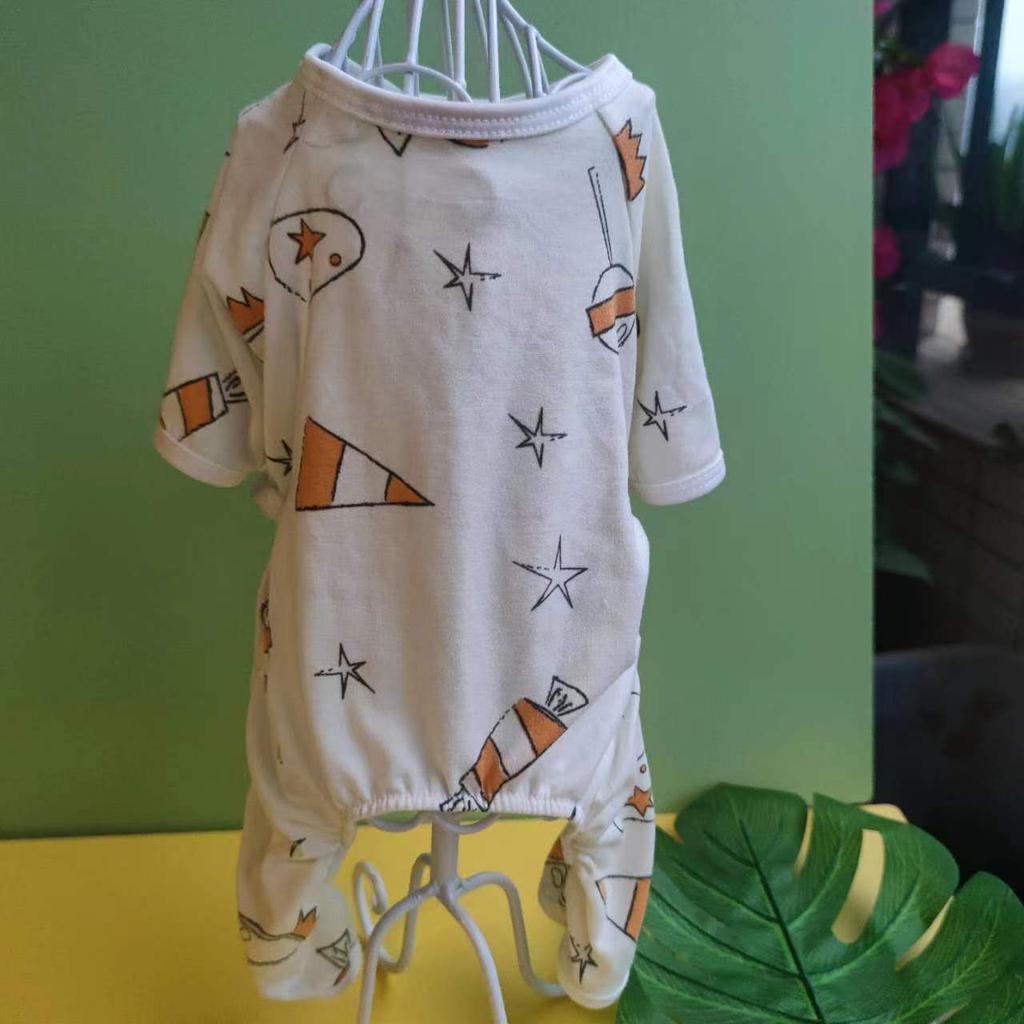 Spring and Autumn Dog Clothes Four-legged Cat Small Medium Dog Teddy Chihuahua Little Yellow Duck Pet Clothes