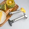 Stainless Steel Pineapple Peeler Corer Slicer Cutter Fruit Peeler Effortless Cutting Anti-Corrosion Blades Kitchen Gadget