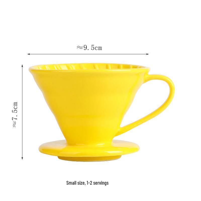 Set Portafiltro per Caffè Pour-Over V60 in Ceramica Nordica, Stile Semplice