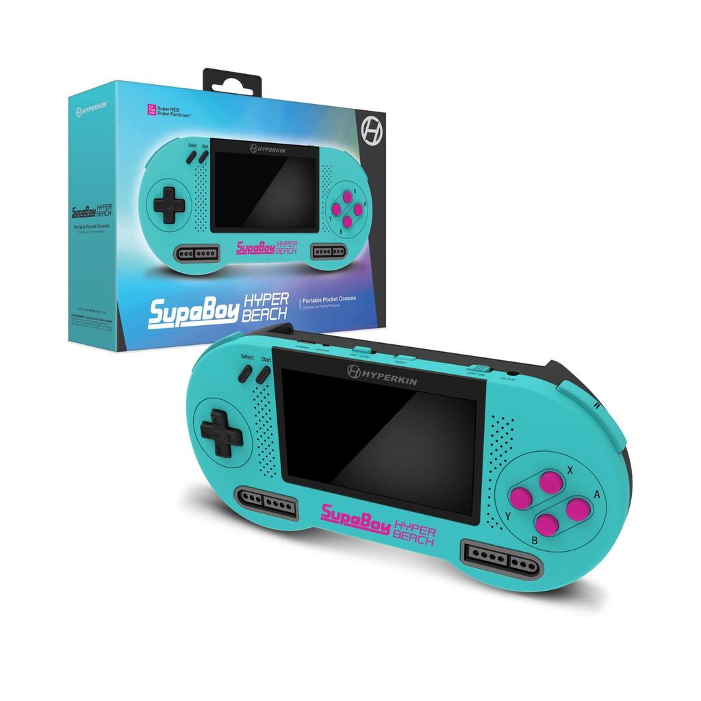 HYPERKIN SUPABOY HYPER BEACH Super compatible portable console / Nintendo/SNES (NTSC/PAL)