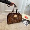 PU Leopard Large Capacity Casual Tote Autumn/winter Retro Versatile 2026  Women's Bags Commute Fashi Shoulder Bags