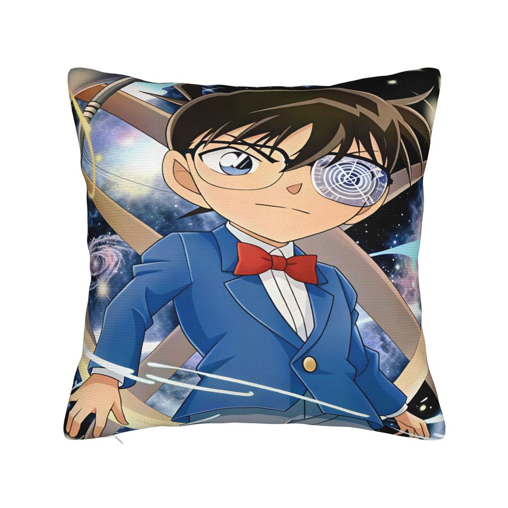 Detectives Conans Pillow Cover Soft Cushion Cover Funny Pillow Case For Couch Sofa Bedroom