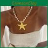 Shell Necklace Ocean Style Resin Starfish Autumn Winter Jewelry For Women