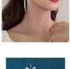 S925 Sterling Silver Bowknot Diamond Inlaid Long Tassel Earrings - Luxurious, Versatile Fashion Accessories for Women
