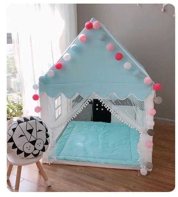 1 Piece Of Children's Indoor Tent Game  Princess Castle Small House, Boy Girl Gift 53*49*37in