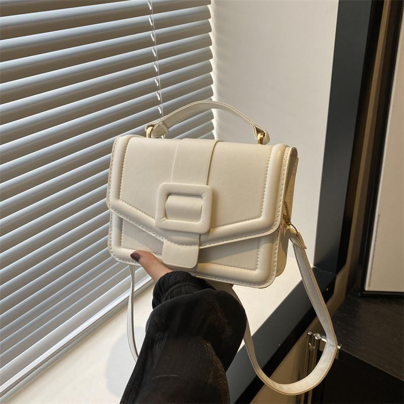 Chic Minimalist Summer Crossbody Small Bag For Women In Black Green White And Rose Pink