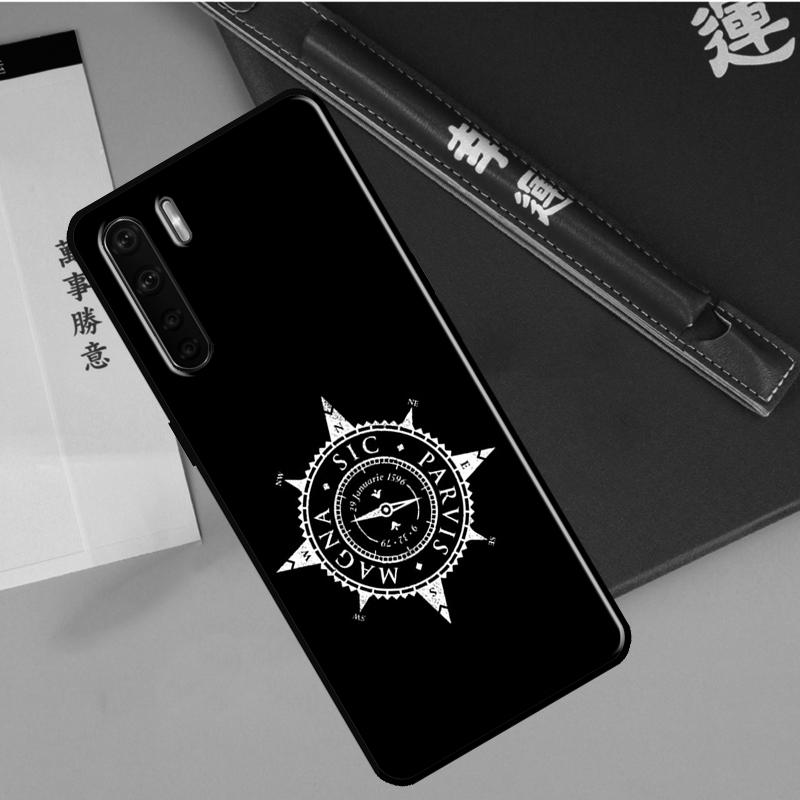 Compass Case For Oppo A60 A98 A58 A78 A18 A38 A80 A40 A77 A57 A17 A74 A54 A94 A96 A76 A16 A15 A5 Pro