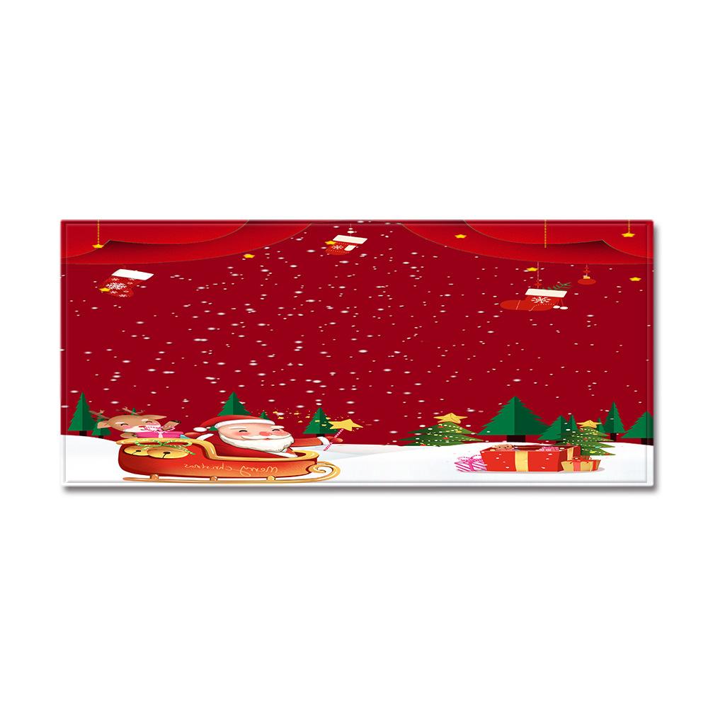 Christmas Kitchen Sand Carpet Doormat Long Floor Mat