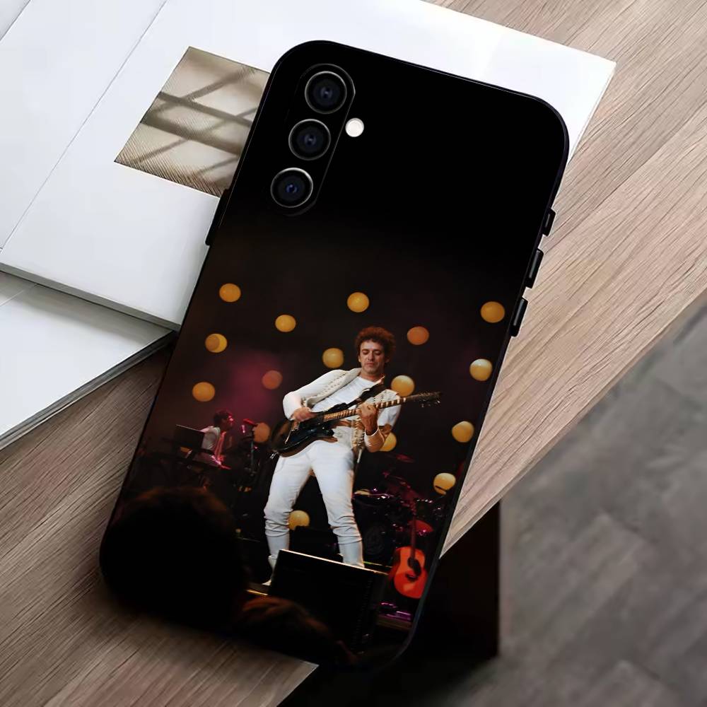 

Чохол для телефону S-Співак Gustavo Cerati для Samsung Galaxy A73, A72, A71, A70, A53, A52, A51, М який силіконовий чорний чохол Samsung a40