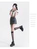 American Spicy Black Sexy High-Waist A-Line Midi Skirt for Plus Size Women
