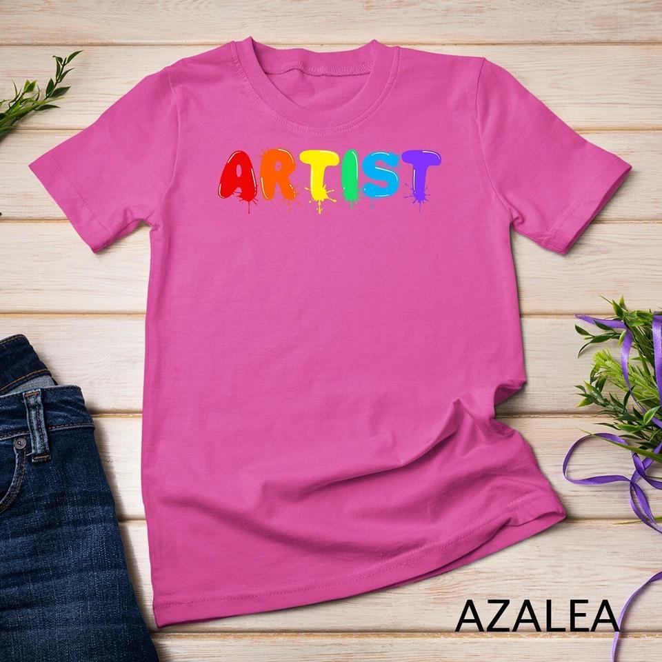 Funny Artist Art Men Women Kids Artsy Drawing Painting Lover Unisex T-shirt 2 M