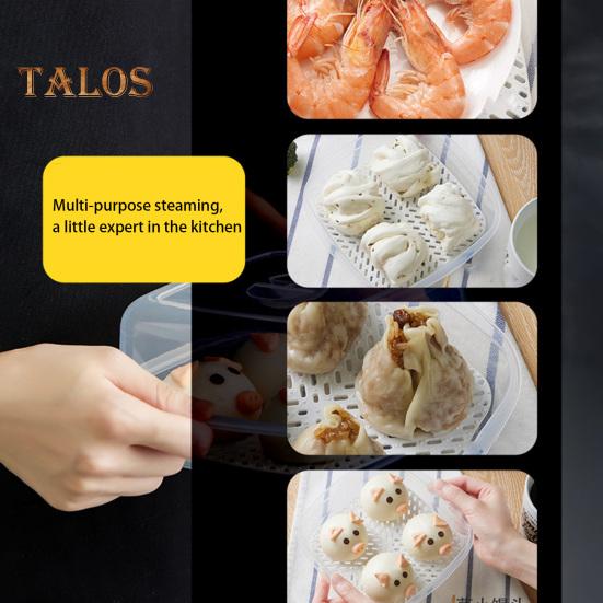 Buns Steamer Ventilation Heat Resistant PP Durable Healthy Cooking Buns Steamer Kitchen Gadgets