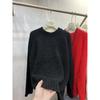 Retro lazy style high-end loose pullover sweater women's autumn and winter new thickened soft waxy knitted sweater top