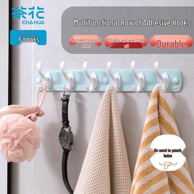 Adhesive Multi-Hook Rack