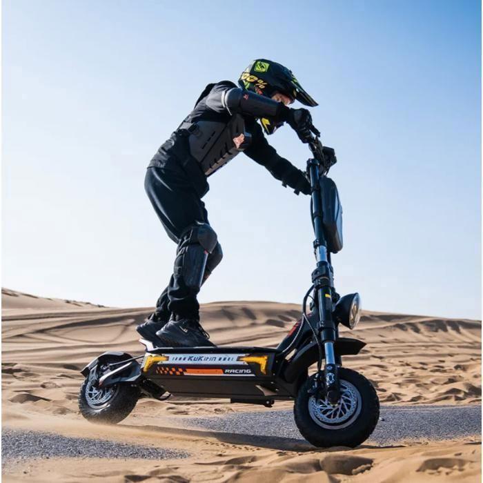 Scooter Électrique -- KuKirin G4 Max - Deux Moteurs 3200 W - Batterie Amovible 60 V 35,2 Ah - Autonomie Maximale 95 Km