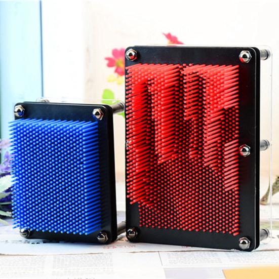 3D pin art senzorická hračka novinka klon ruční model jehlová hračka plastová fidget dlaňová deska pro domácí dekoraci stolu narozeninový dárek pro děti i dospělé