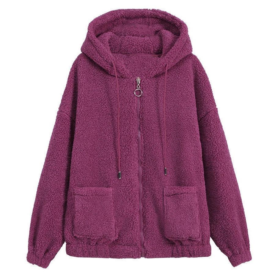 New Arrivals: Faux Fur Coat for Women, Autumn Winter Loose Korean Style Zipper Open Cardigan for Plus Size Ladies