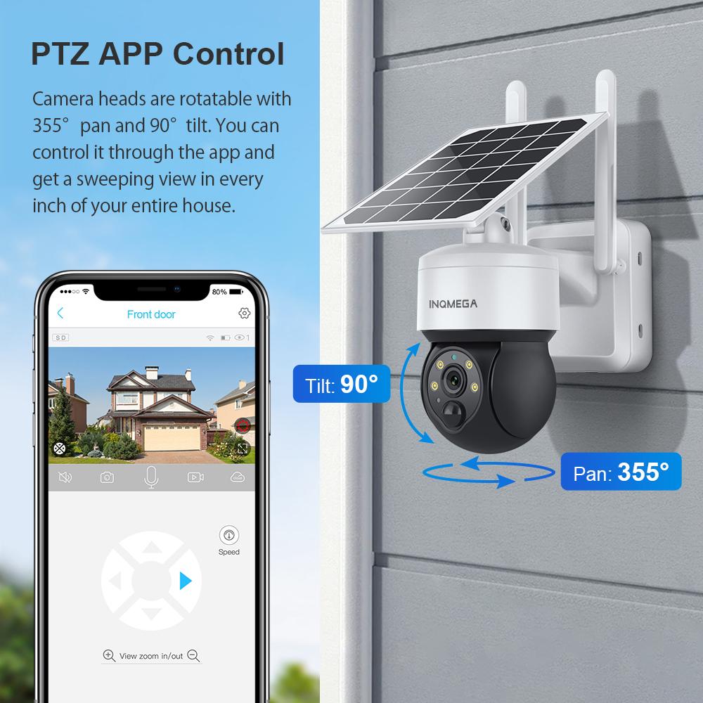 Solarbetriebene Kamera CCTV-Sicherheitskameras 4G SIM / WIFI 360 Outdoor wasserdichte PIR-Kamera zur Personenerkennung