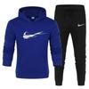 Nuovo Pullover Casual Sportivo Autunno e Primavera Felpa con Cappuccio Stampata Moda Uomo
