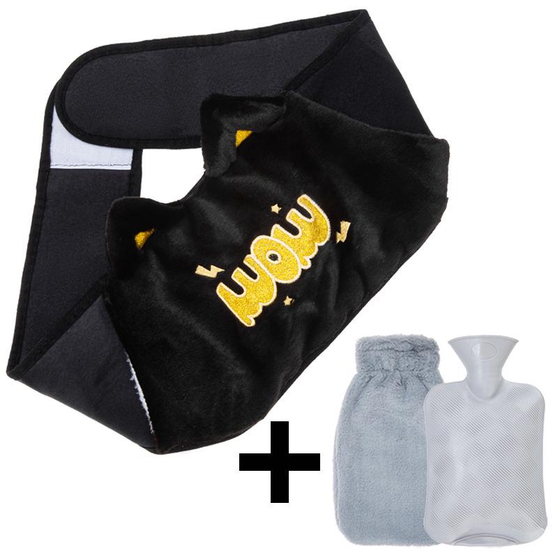 Set Protector Călduros Talie și Abdomen – Sticlă cu Apă Fierbinte Piese Three-Piece Încălzitor de Iarnă