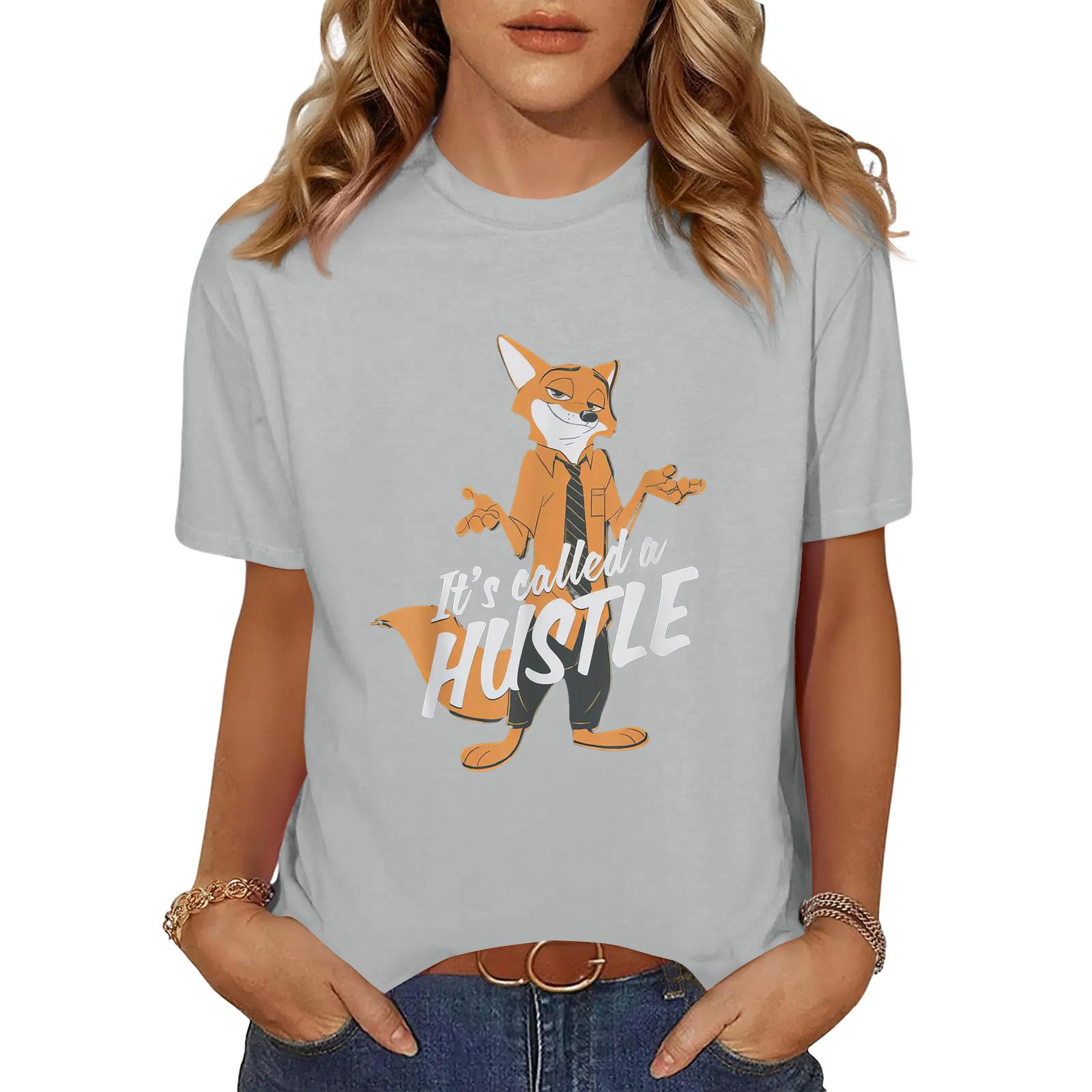 

Women s Fashionable And Comfortable Plus Size Printed Casual Short-Sleeve Top XL