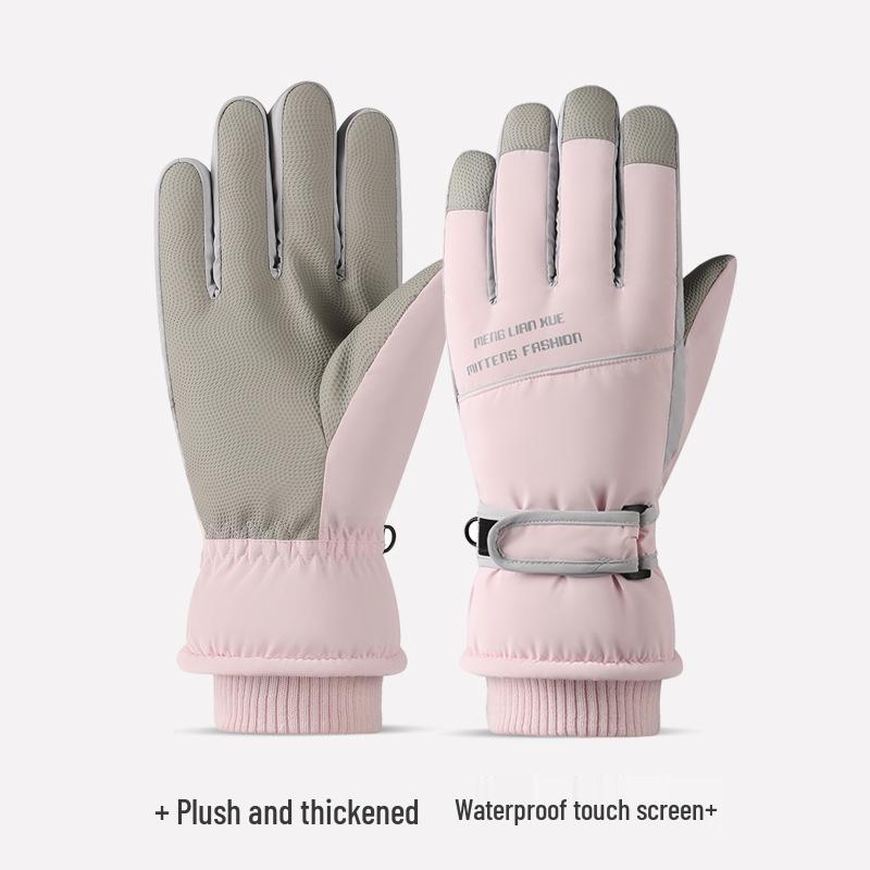 

Унисекс Зимние Уличные Лыжные Перчатки: С флисовой подкладкой, водонепроницаемый, с сенсорным экраном и ветронепродуваемый.