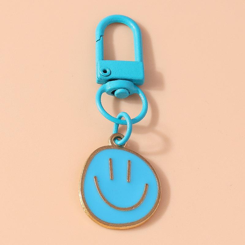 Lovely Smile Face Keychain Emoticon Keyring Pendants for Men Women Key Holder Handbag Decor Pendant DIY Jewelry Gifts