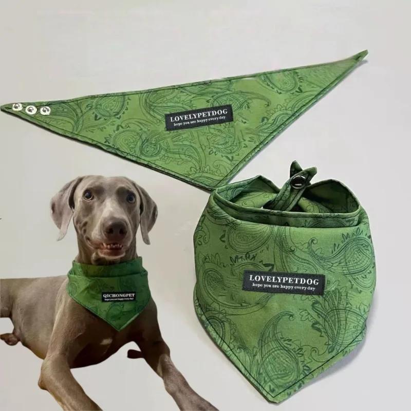 Haustier Dreieck Halstuch für Hunde und Katzen Modisches Accessoire für Große Rassen Labrador Sabbertuch Haustier Zubehör