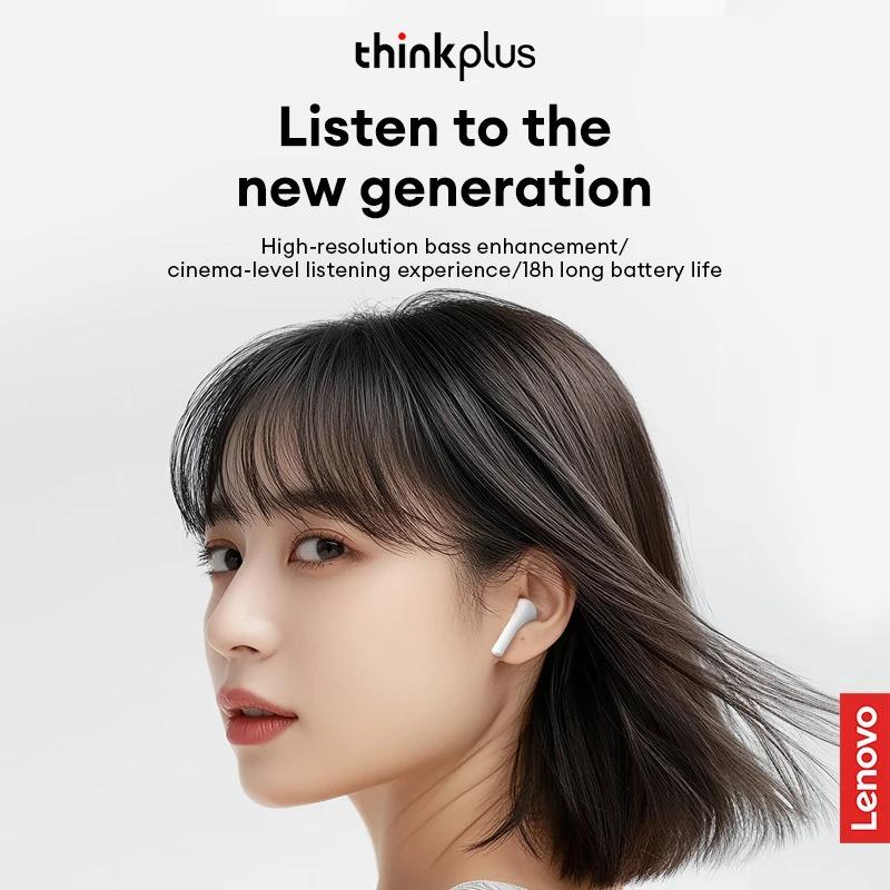 Original Lenovo LP2 Pro TWS Bluetooth 5.4 Earphones 18H Long Standby Time Headphone Cinema-quality Sound Dustproof Headset