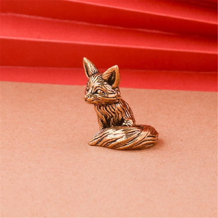 Lovely Foxes Figurines Statues Vintage Foxes Miniatures Home Decoration Foxes Sculpture Photo Props