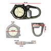Dakota Mini Clip Microlight Clip Watch Carabiner Watch Lighted Watch Unisex Outdoor Gift Fishing Hunting Outdoor Tactical Watch with LED Light Watch