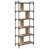 Artisan Oak Bookshelf 76 x 32 x 192 cm Particleboard