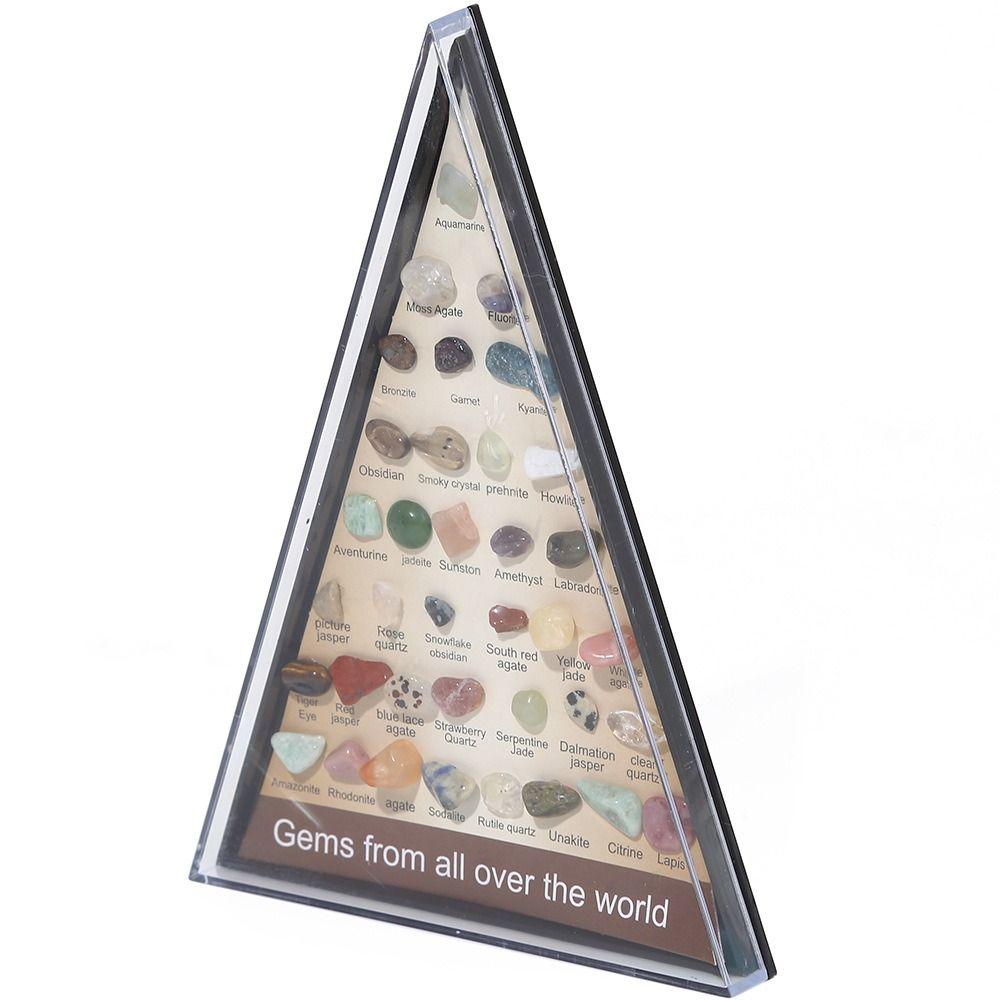 Gemstones Natural Crystal Rock Collection 36 Ore Raw Stone Ornament  Teaching Specimen