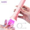 Tragbare Handheld Uv Led Taschenlampe Nagellampe 6 Led-Perlen Schnelltrocknend USB Nageltrockner 18W Maschine Nagelgel Trocken Nail Art Werkzeug