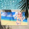 Cute Super Sonico Towel Quick Drying Beach Towels Are Suitable For Swimming Pools Camping Yoga And The Gym