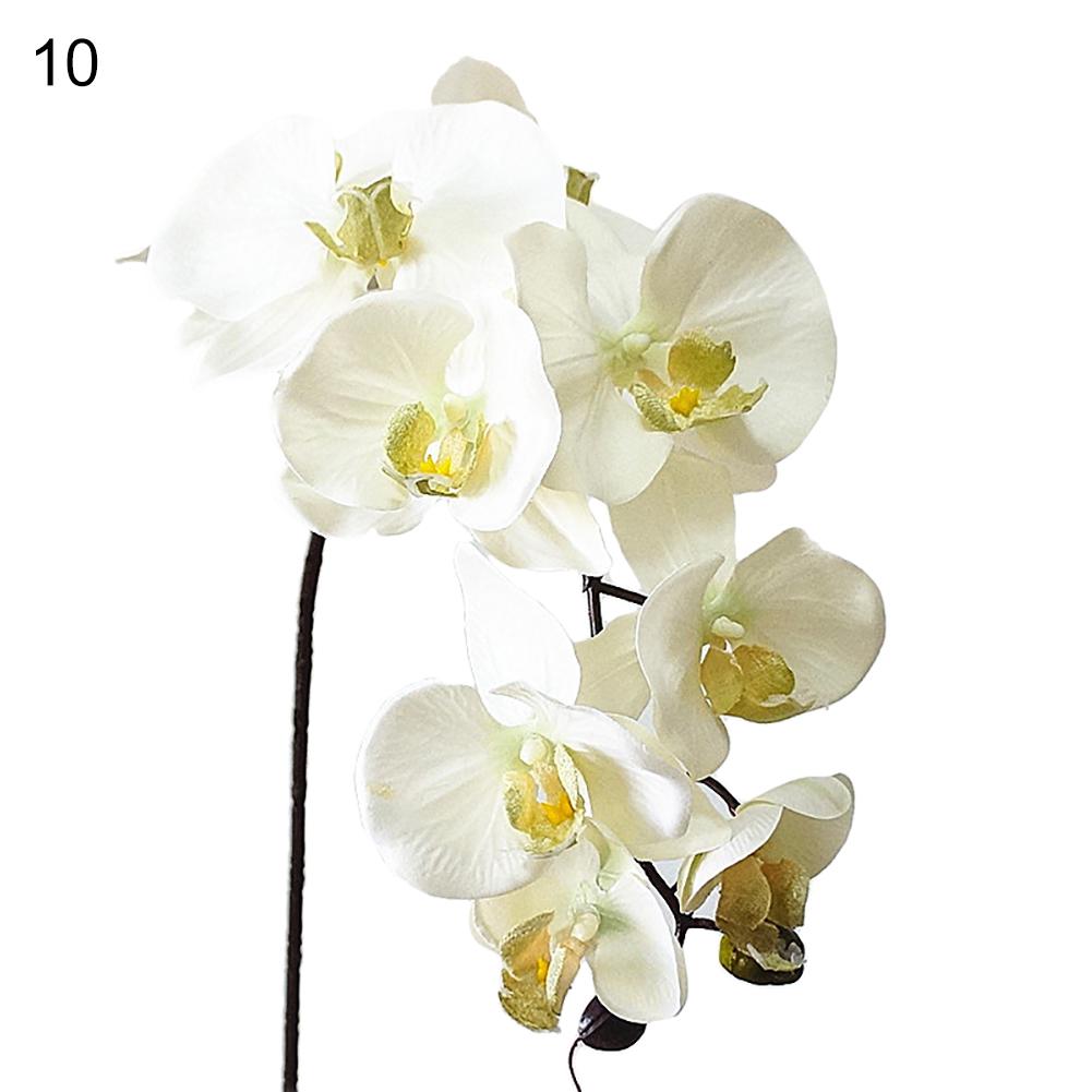 1ks Umělá květina Butterfly Orchid Živá zahrada DIY Party Svatební výzdoba Vánoční ozdoba
