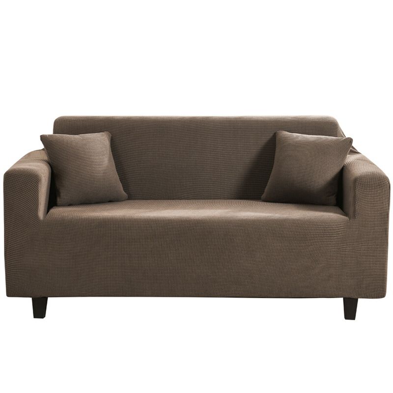 Luxurious Elastic Stretch Sofa Cover In Solid Colors For Ultimate Furniture Protection
