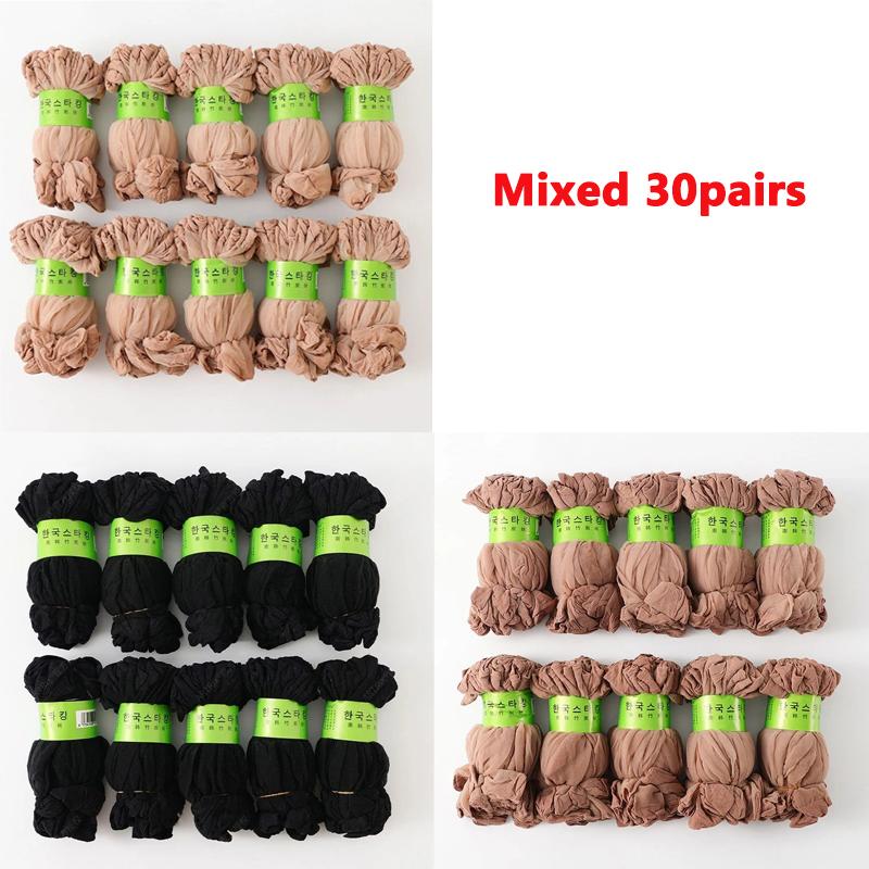 ! Hochwertiges Damen Samt Socken Pack Weiblich Sommer Dünne Seide Transparent Sexy Knöchel Nylon Socken Set