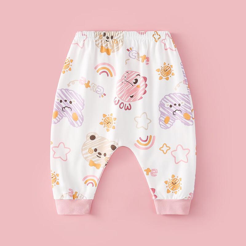 

Doxiluoka Baby Spring Loose Cartoon Pants 90