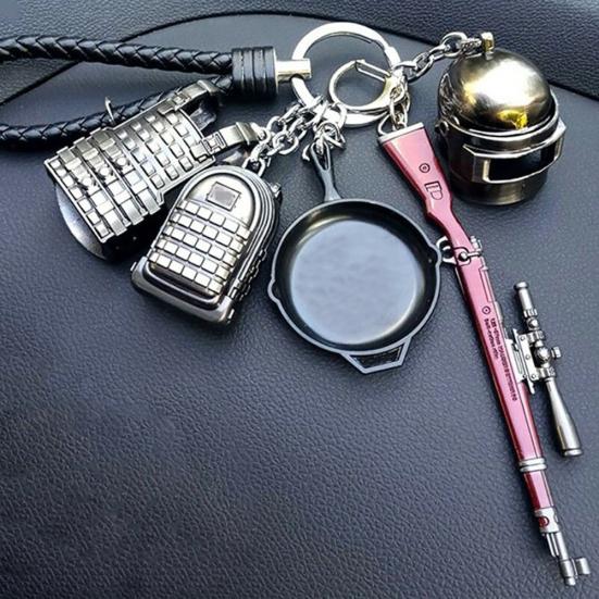 1 st titanmetall nyckelring Lättviktig Rostfri nyckelring Rund Hängande Cirkel