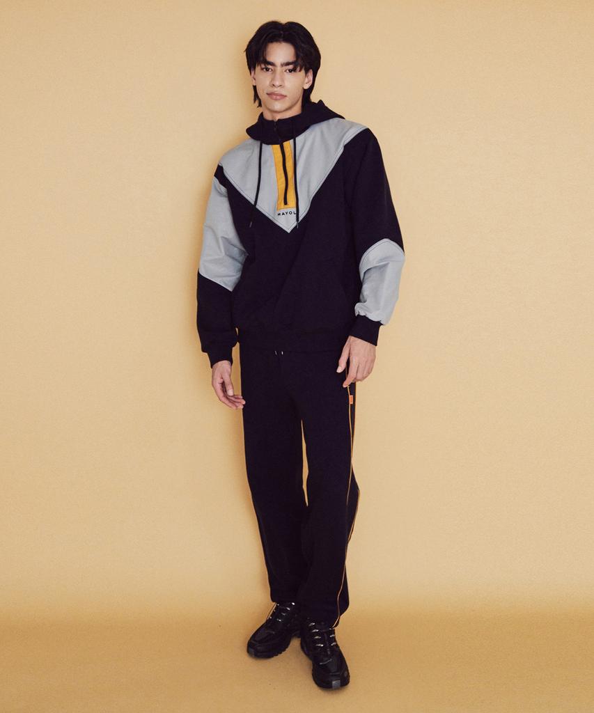MAYOL Color Block Lounge Pants_Dark Navy