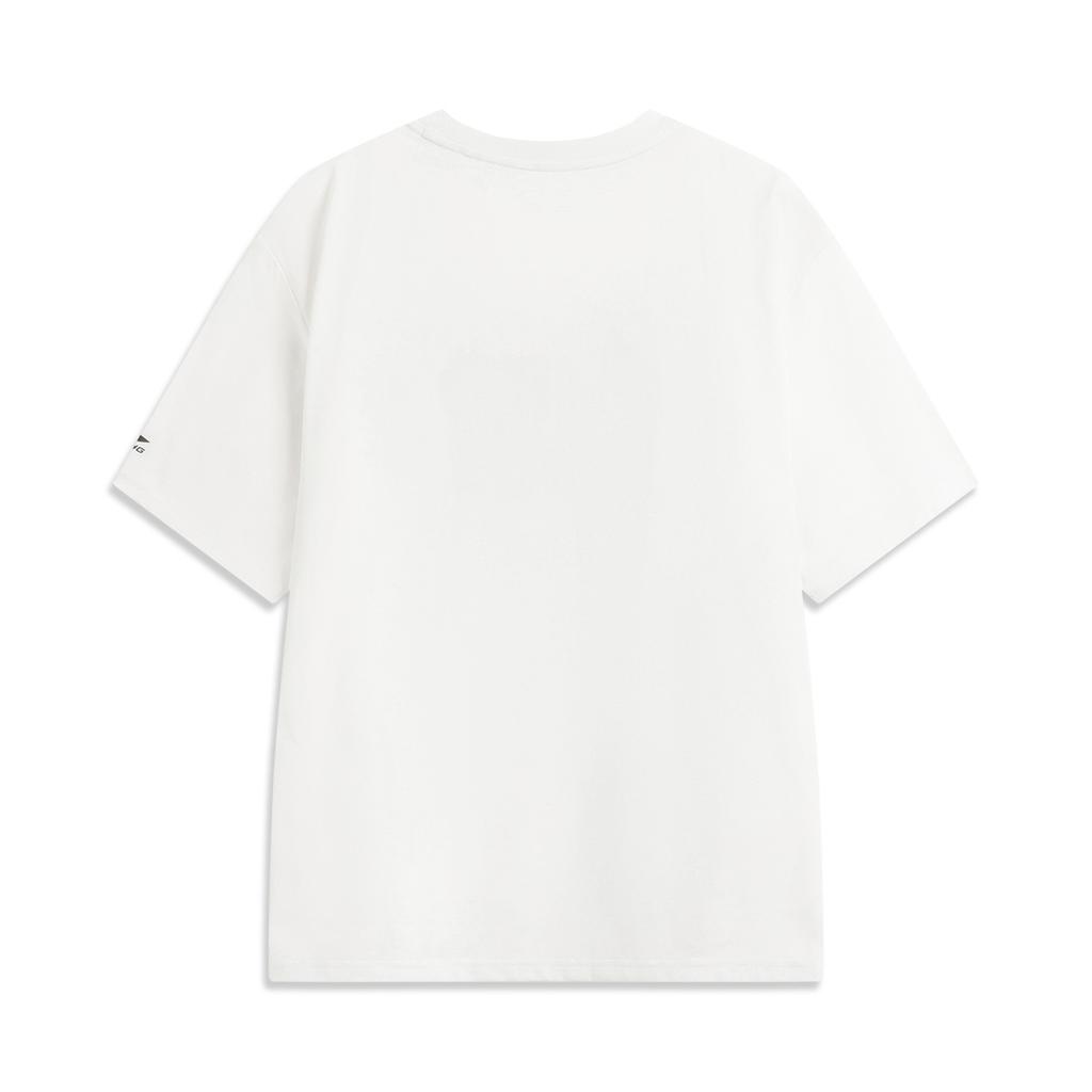 Li Ning Sports Lifestyle Series High Street American Retro Sports Ice Silk Cool Dry Quick-Drying Moisture-Wicking Short Sleeve T-Shirt AHSV367-5
