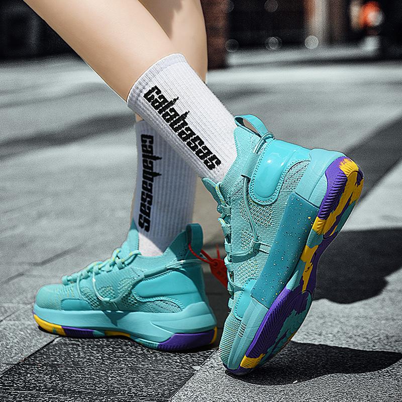 Running Shoes Women Lightweight Mesh Wear-resistant Breathable Anti-slip Casual Shoes Men Comfortable Lace-up Sports Shoes Men