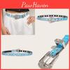 Blue Rhinestone Belt Decorated Sparkling Diamond Sequins Versatile For Women